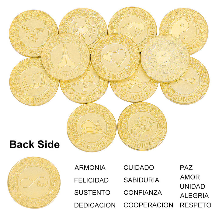 Spanish Gold Wedding Arras Coins