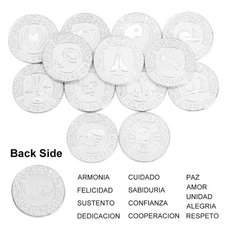 Spanish Silver Wedding Unity Coins